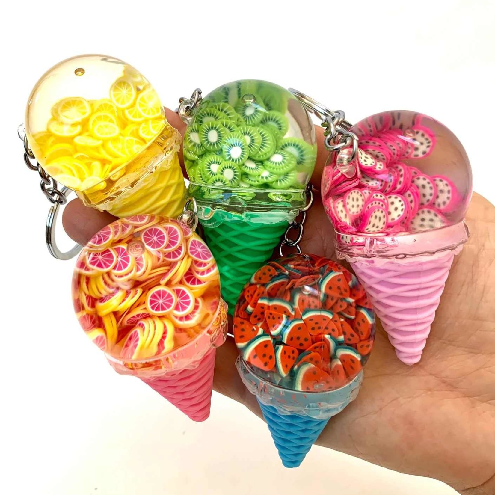 BCMINI Fruit Ice Cream Floaty  Charm Keyring - 12068