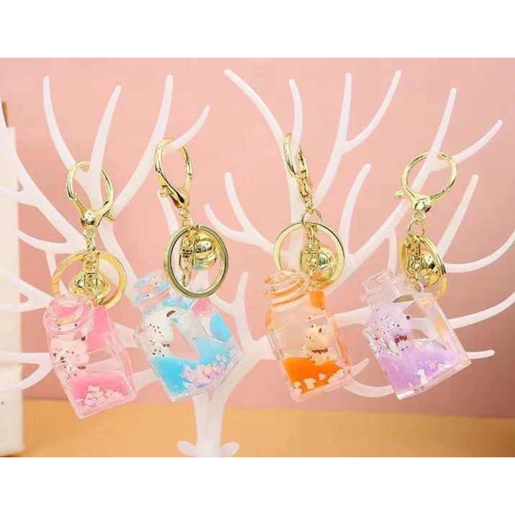 BCMINI Cat in Jar Floaty Charm Keyring - 12087