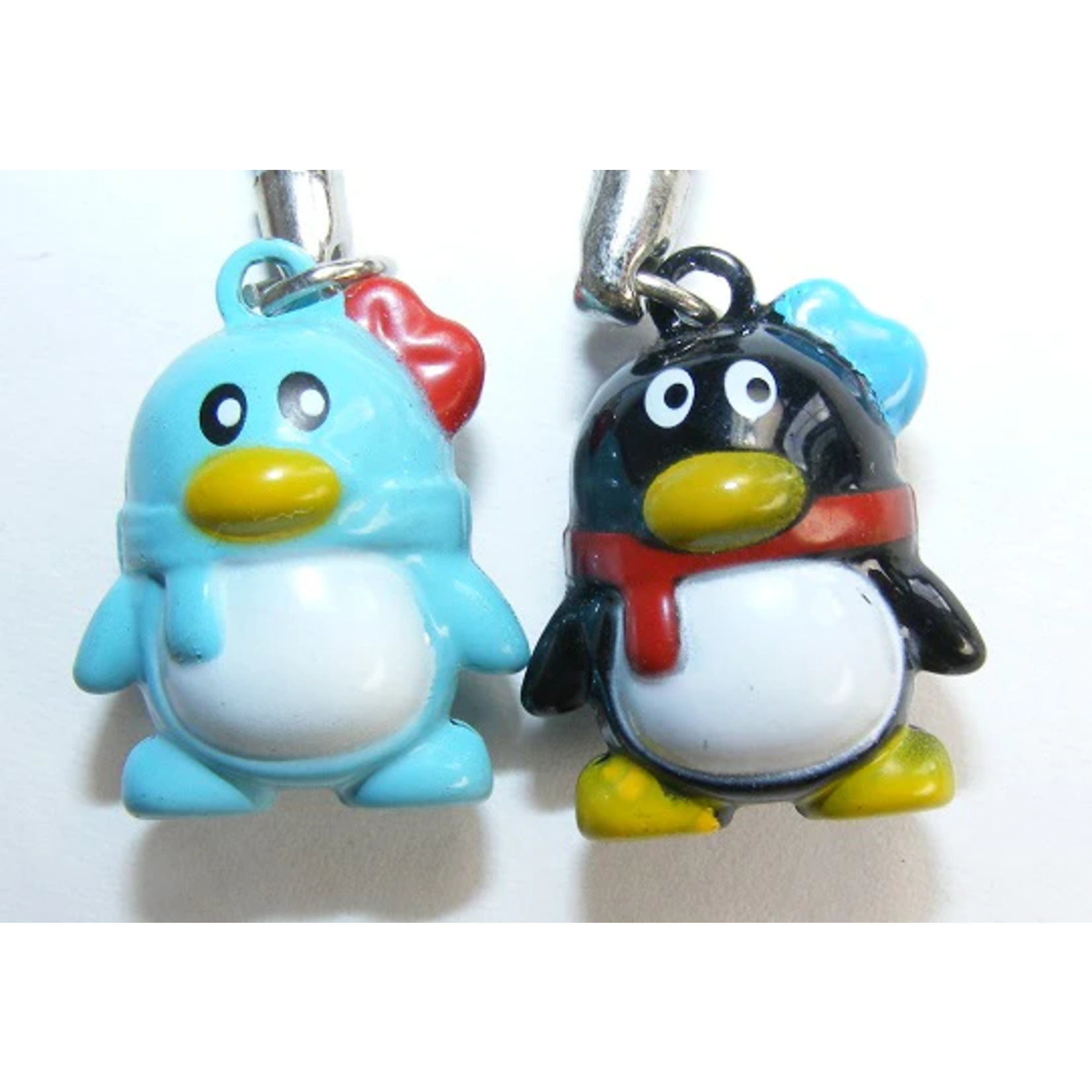 Brass Bell Charm w/strap -  Penguin - 70599