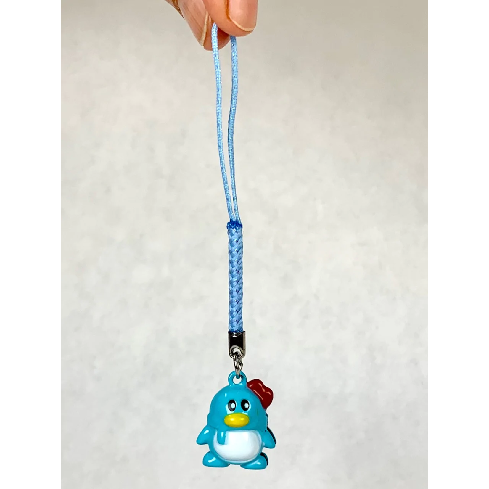 Brass Bell Charm w/strap -  Penguin - 70599