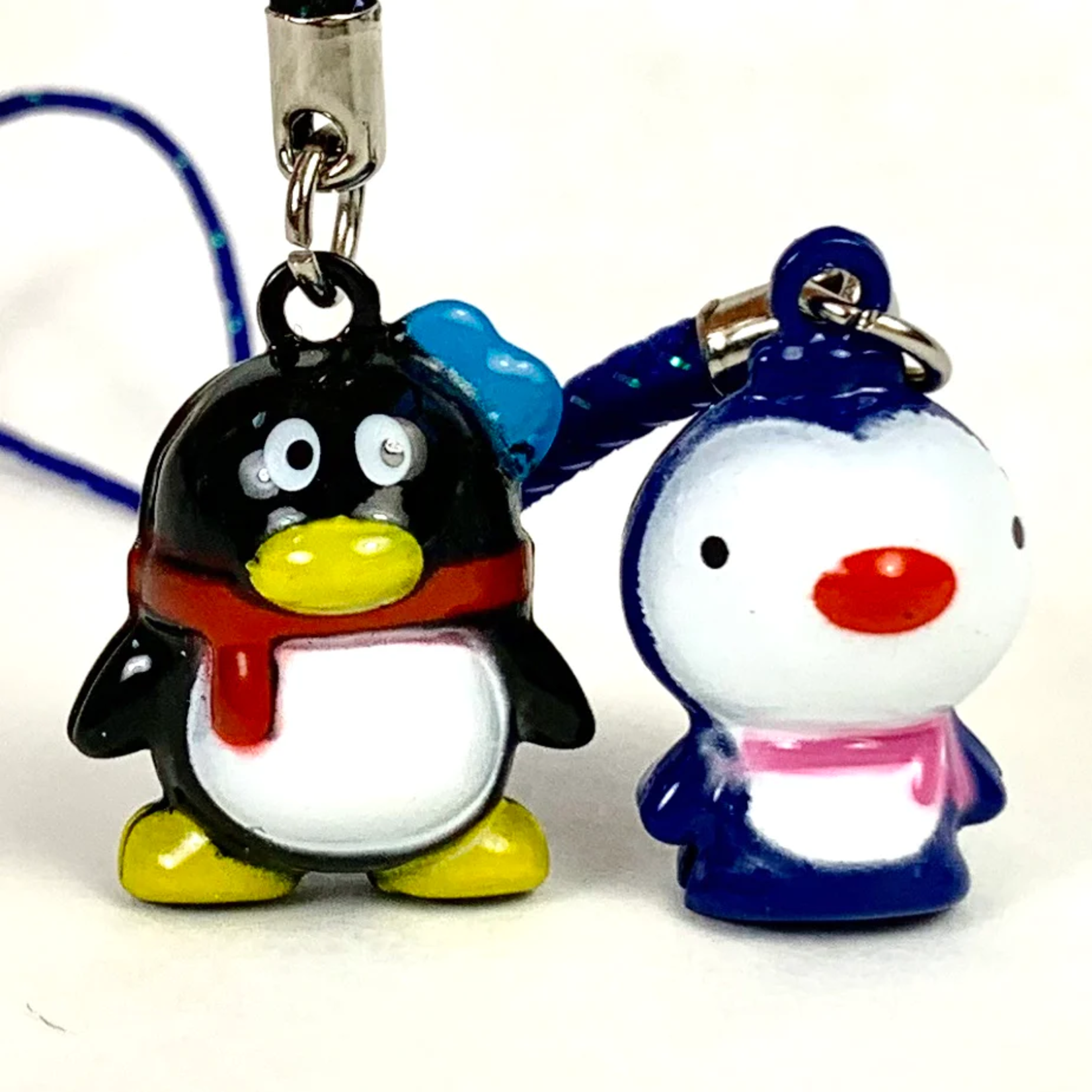 Brass Bell Charm w/strap -  Penguin - 70627