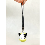 Brass Bell Charm w/strap - Cow - 70567