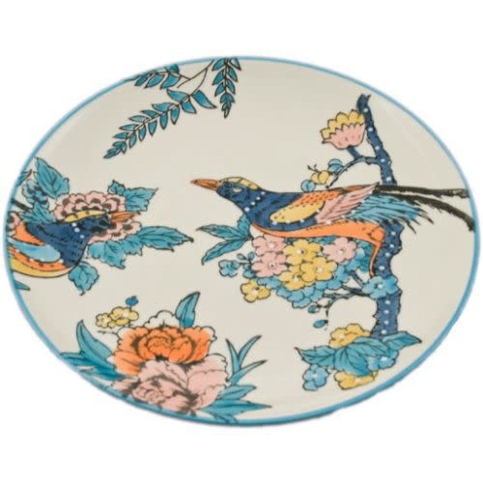 Plate Birds & Flowers Designs 8"D - MP8-16