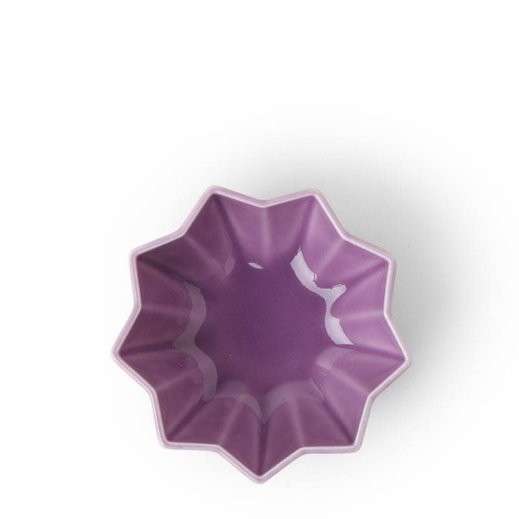 Bowl  Petite Flower 3" Glossy - Lilac - J6321B