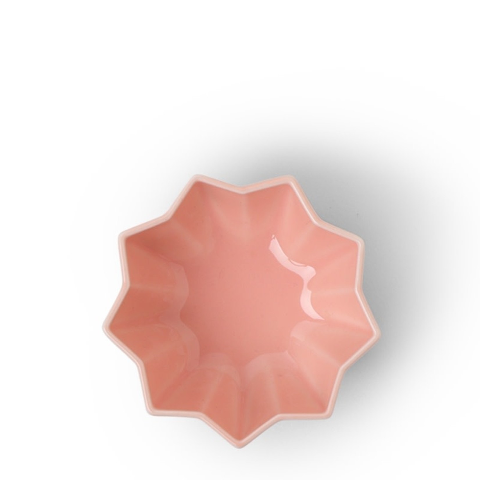 Bowl  Petite Flower 3" - GLossy Pink - J6321A