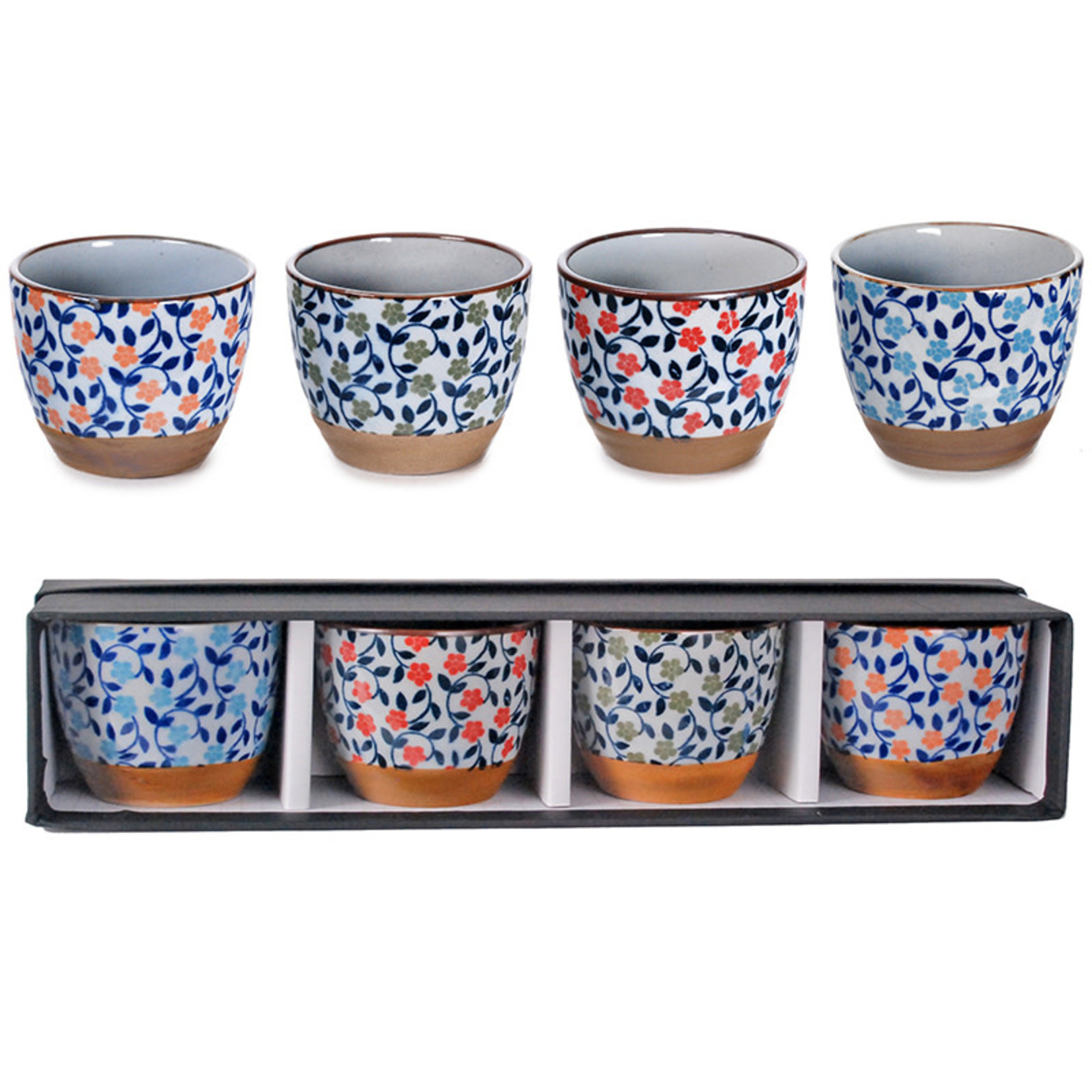 Teacup 4pc Set - KOBANA ARABESQUE - H2-22-7