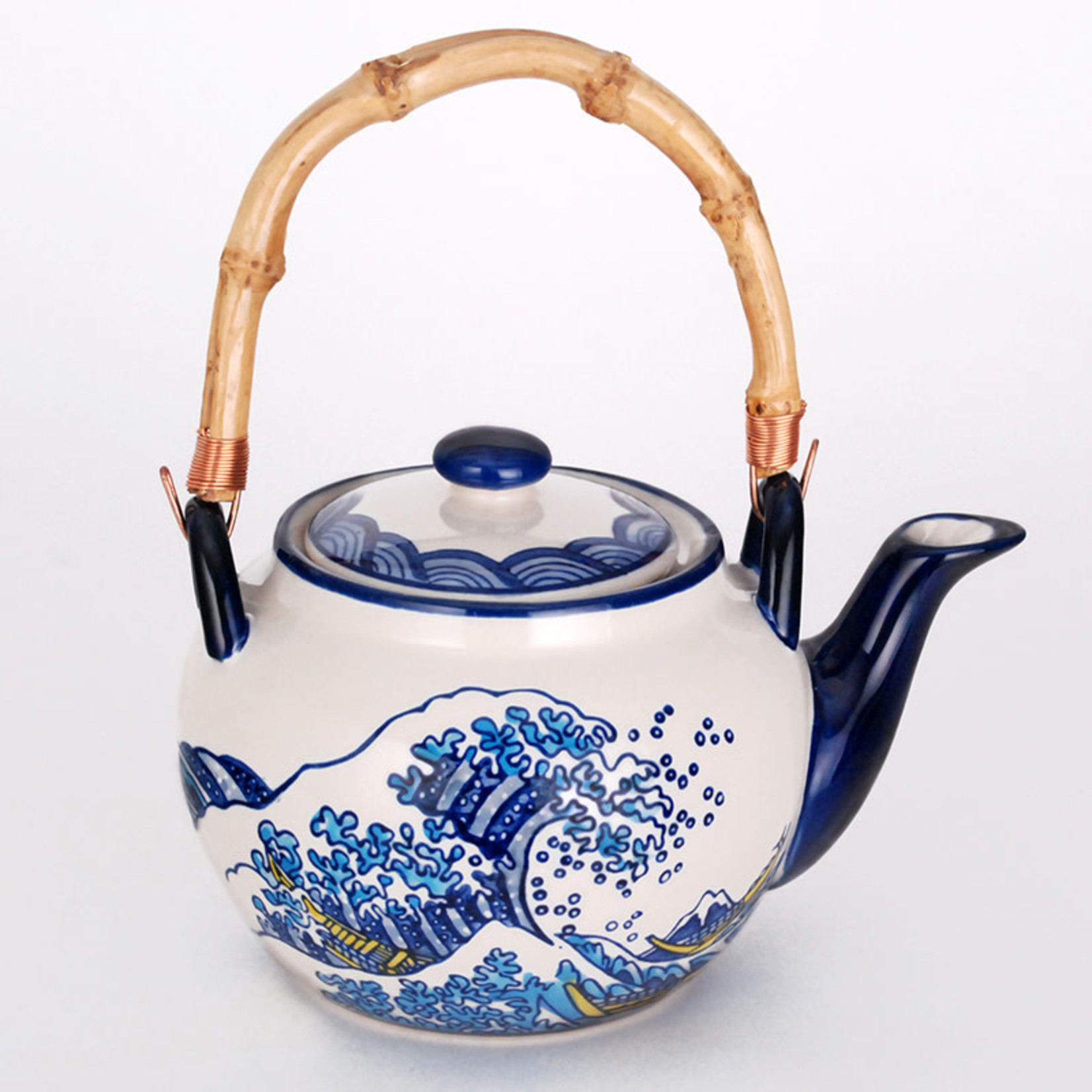 Tea Set 1:4 Pot w/4 cups Hokusai - SFT5-6599