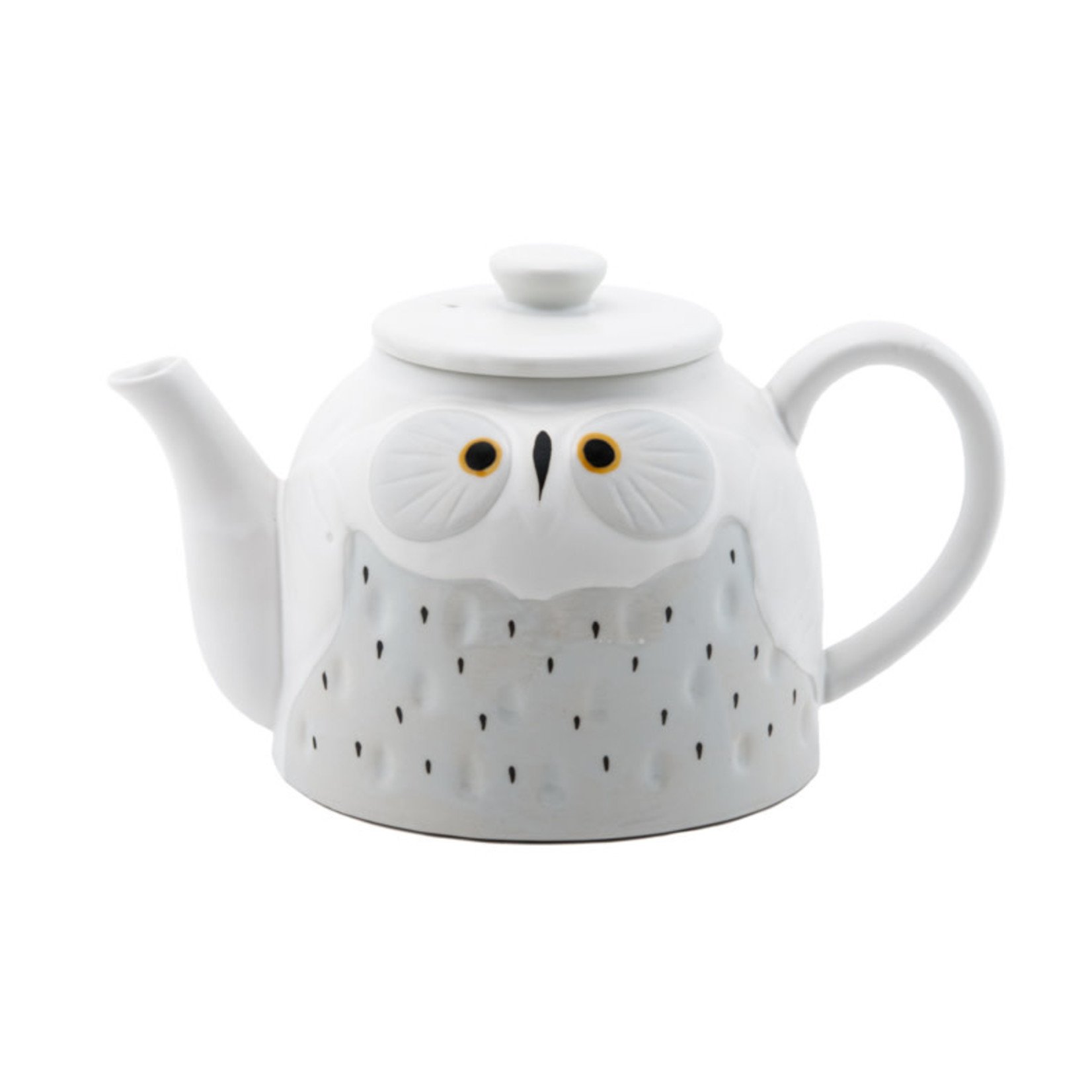 Large 52oz Owl Teapot w/Spout Strainer - TP1-W