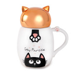 Mug w/Screw Lid - Cat - PC32-1