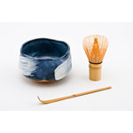 Matcha-wan - W-113-1A Set Blue w/White Brush