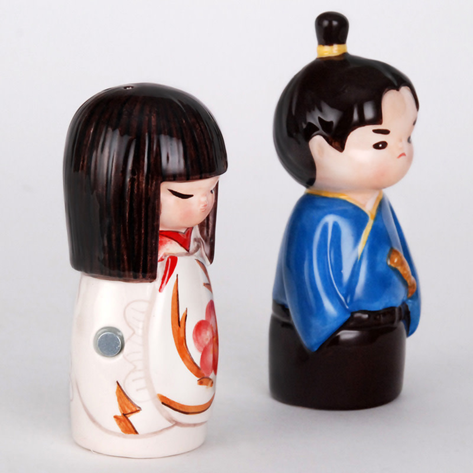 Salt & Pepper Shakers - Kokeshi Couple - 10467