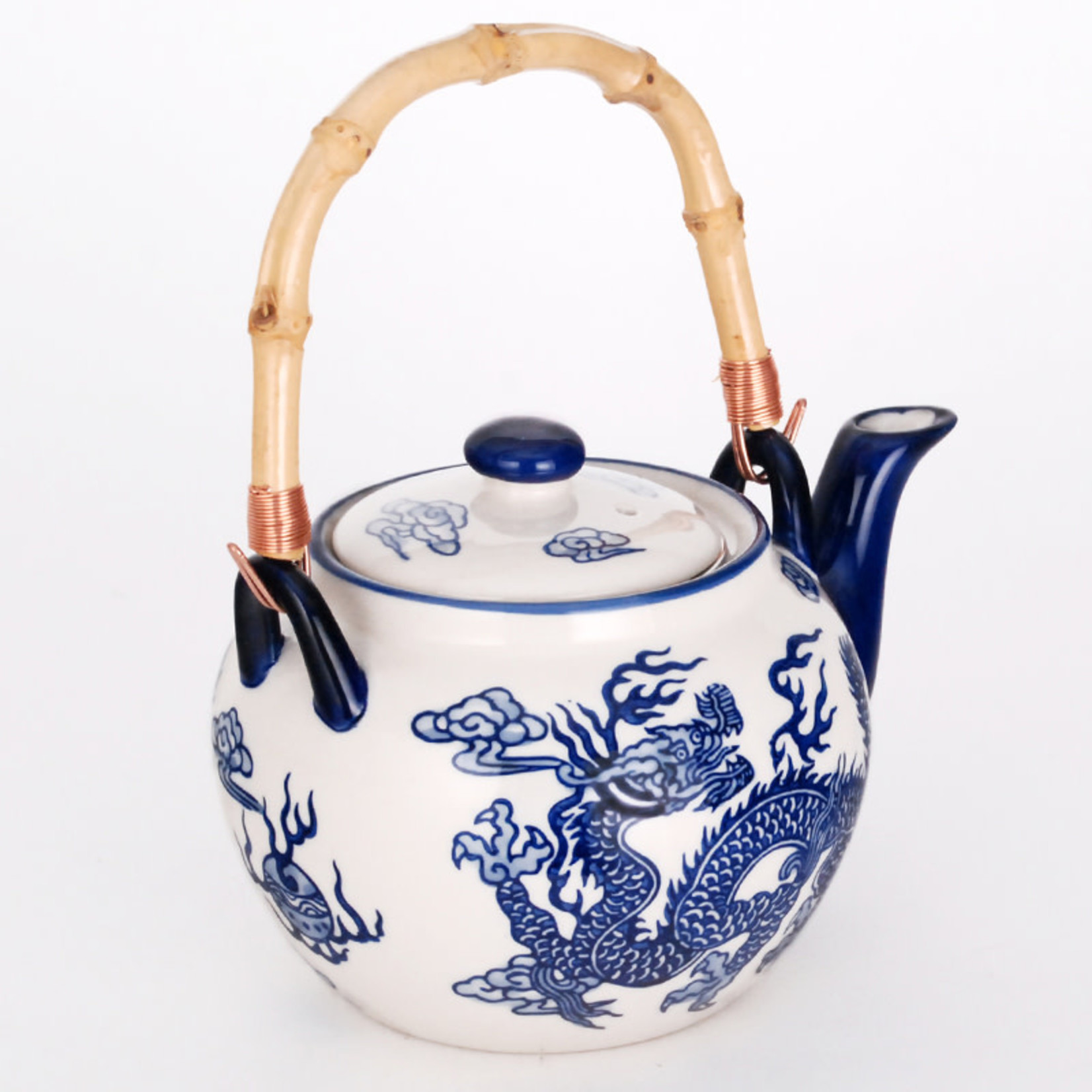 Tea Set 1:4 Pot w/4 cups Blue Dragon - SFT5-5092