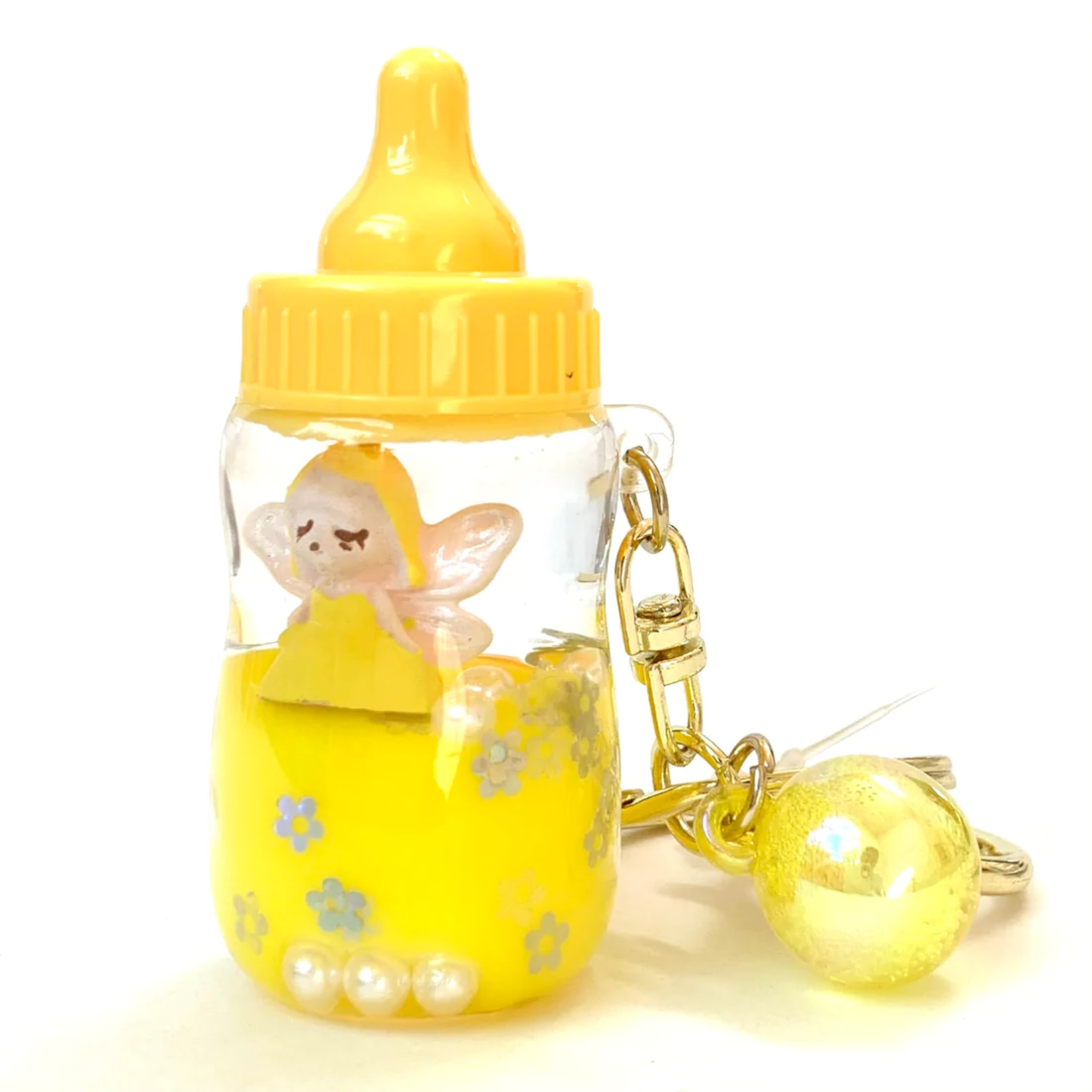 BCMINI Fairy Milk Baby Bottle Floaty  Charm Keyring - 12072