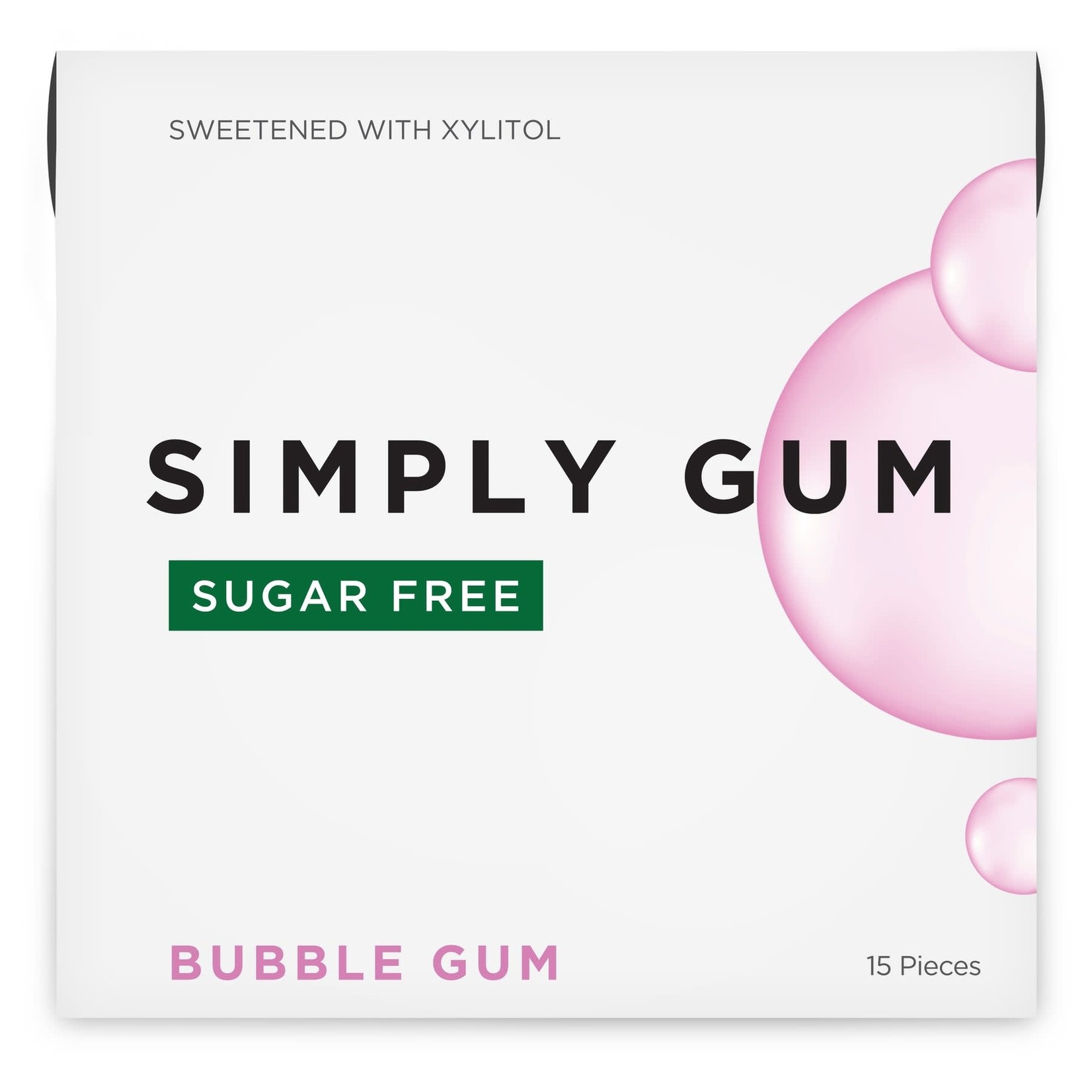 Simply Gum Simply Gum - Sugar-Free Bubble Gum