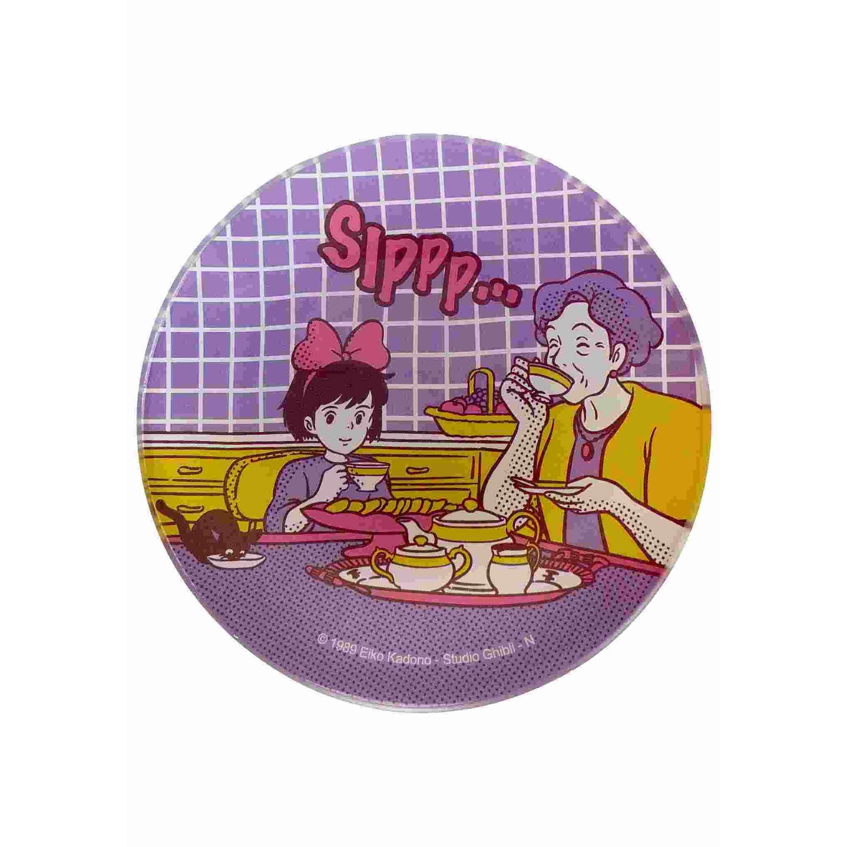 Kiki’s Delivery Service Yummy Mini Glass Plate (Slppp..) 4.3" BL-KT-8608