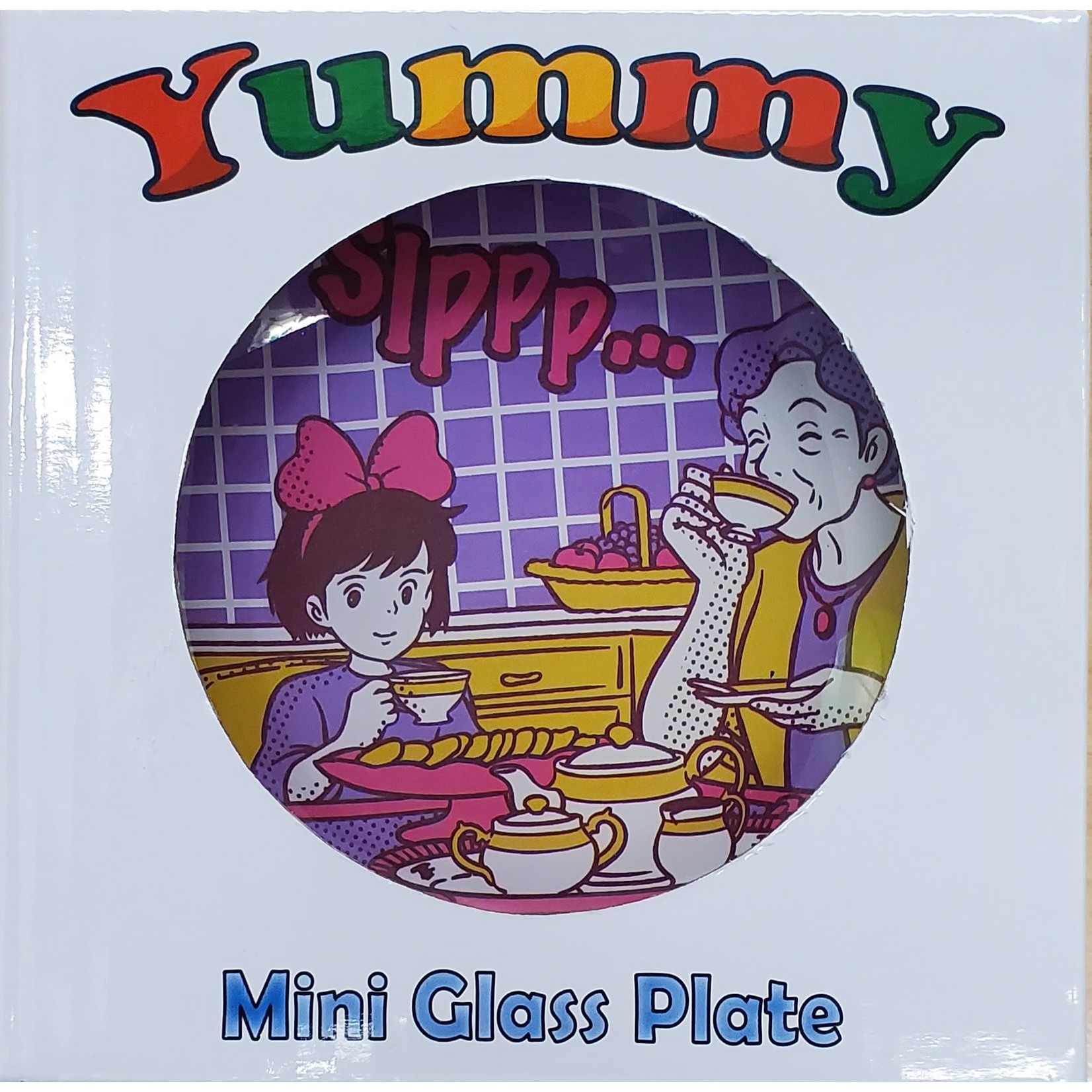 Kiki’s Delivery Service Yummy Mini Glass Plate (Slppp..) 4.3" BL-KT-8608