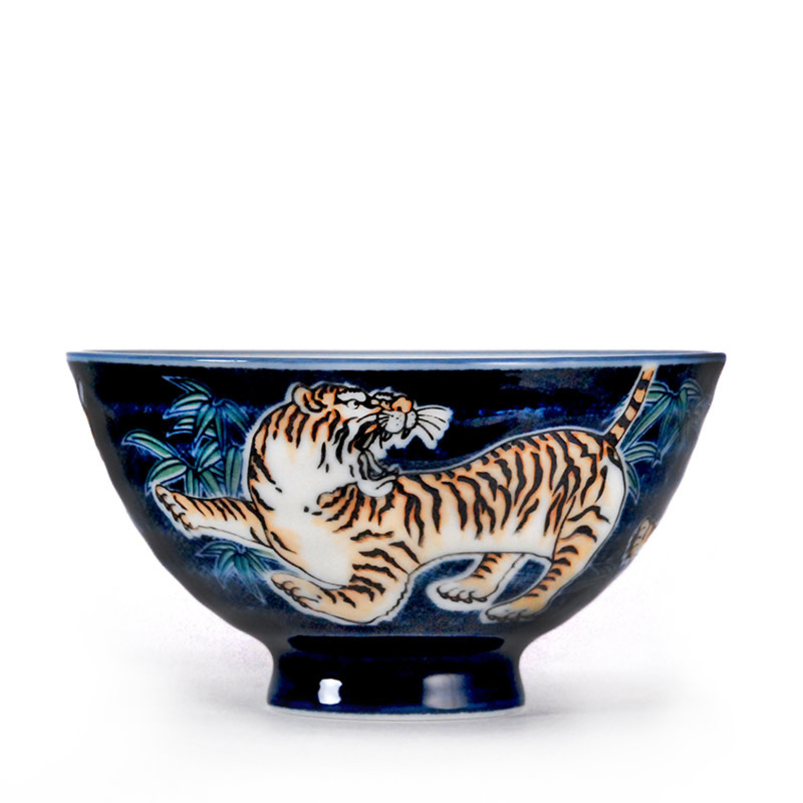 Bowl - Tiger (Navy) Rice Bowl - RT54-9