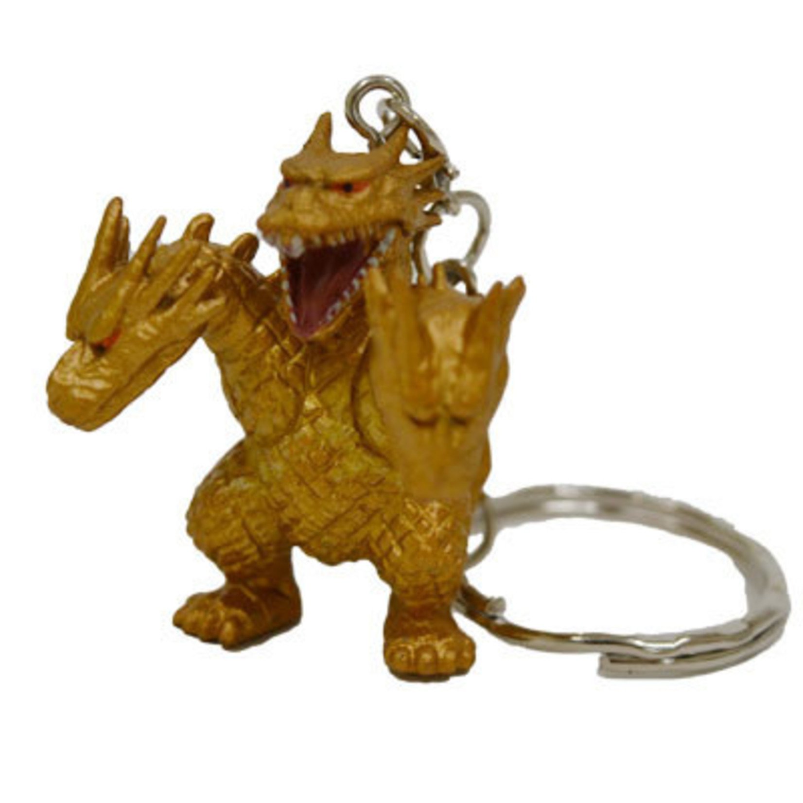 Toho Godzilla Series Keyring - Gold King Ghidorah