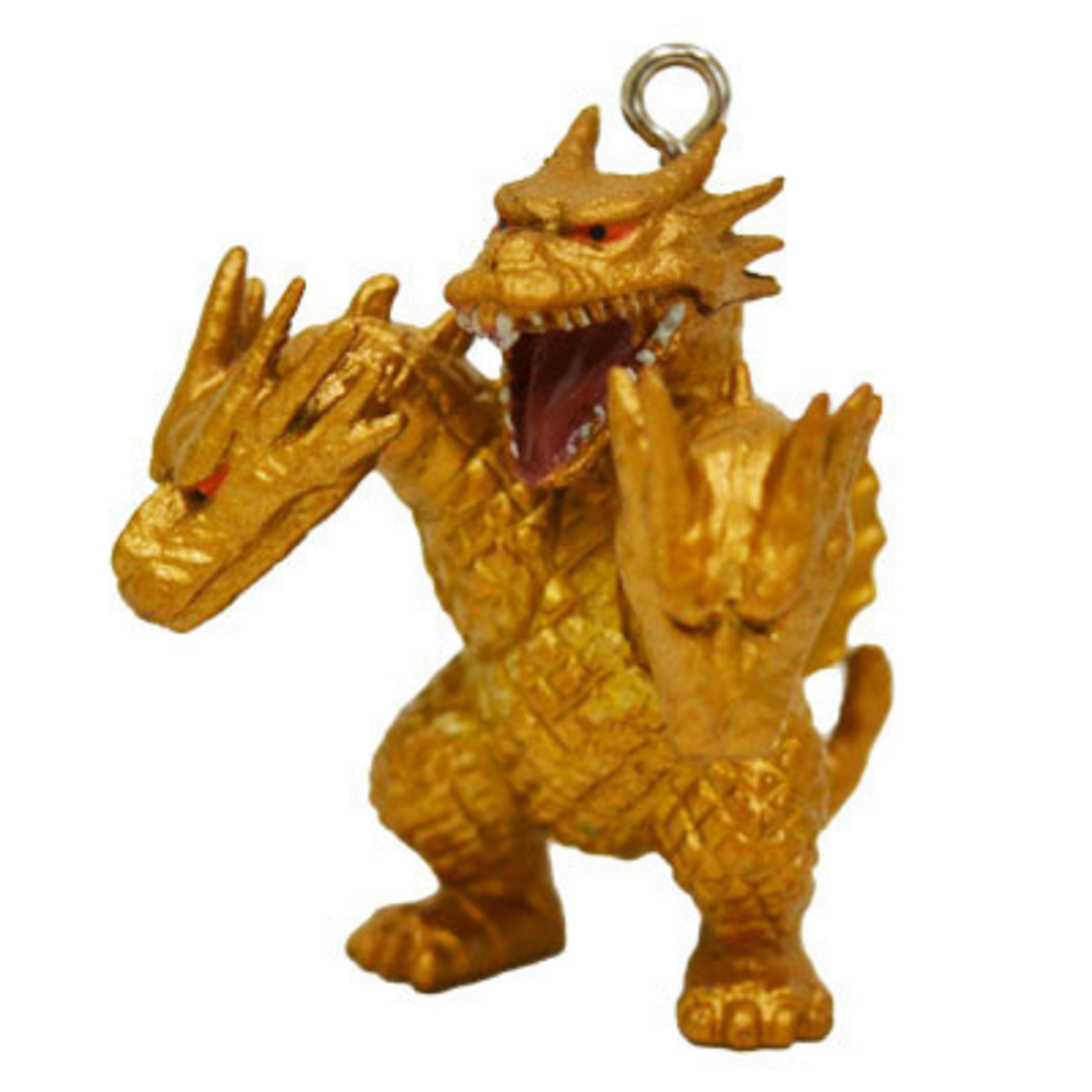 Toho Godzilla Series Keyring - Gold King Ghidorah