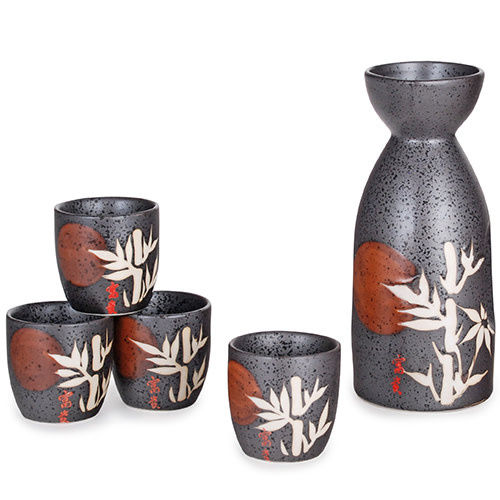 Sake Set 1:4 Bamboo - TSS78 - Matcha Time Gift Shop
