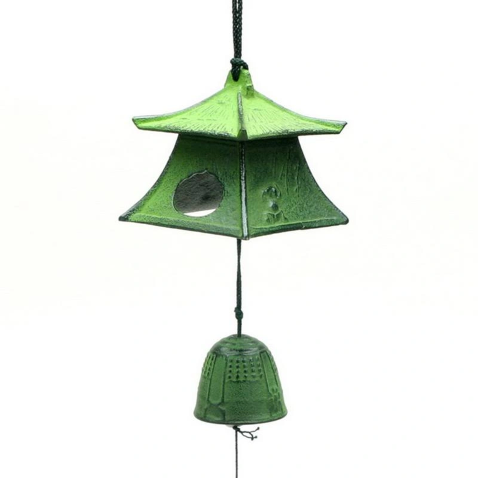 Wind Chime Green Lantern - 485-002