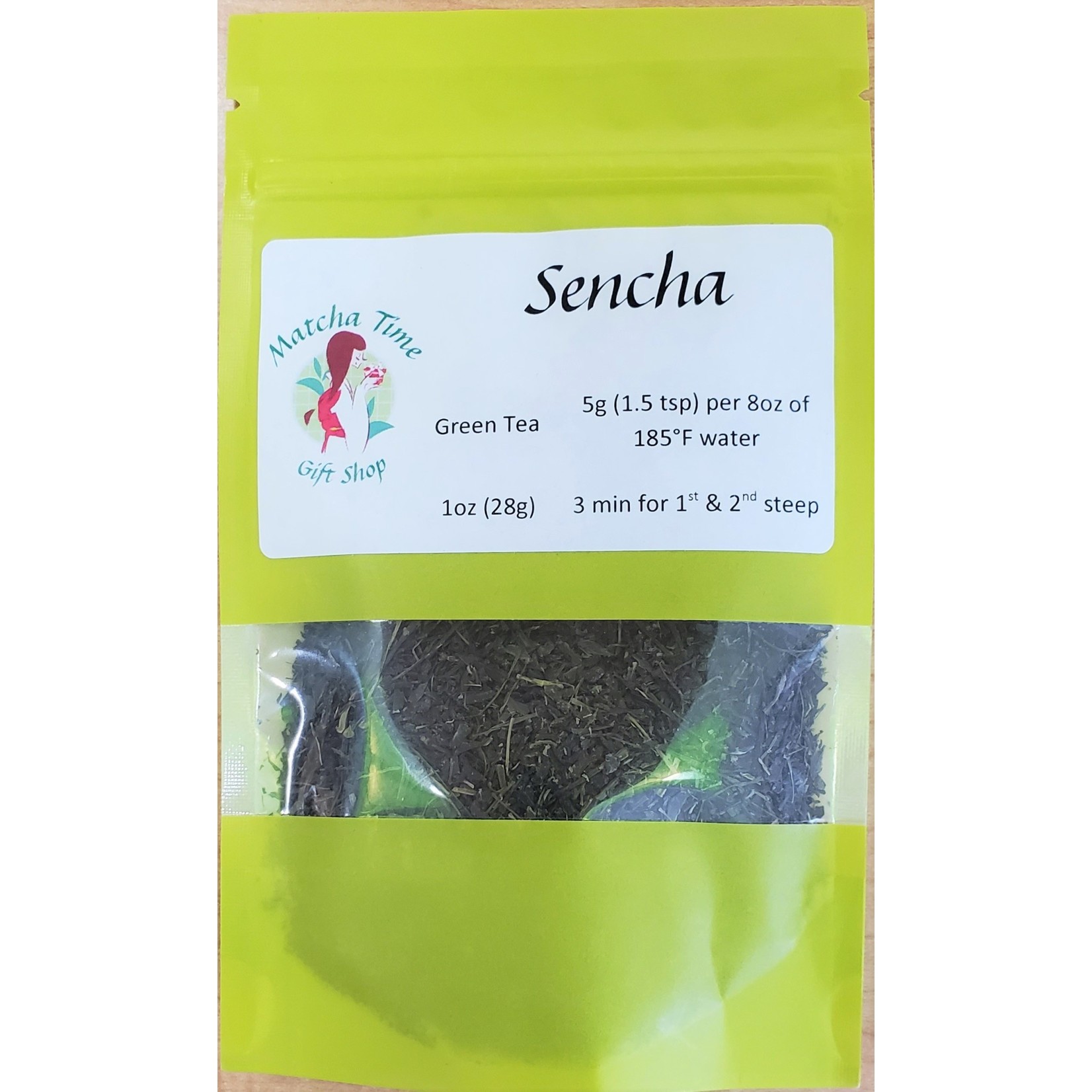 Matcha Time Cafe Sencha Green Tea - Loose Leaf 1 oz bag