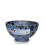 Bowl - Sakura Nagashi Blue Rice Bowl - RT54-SNB