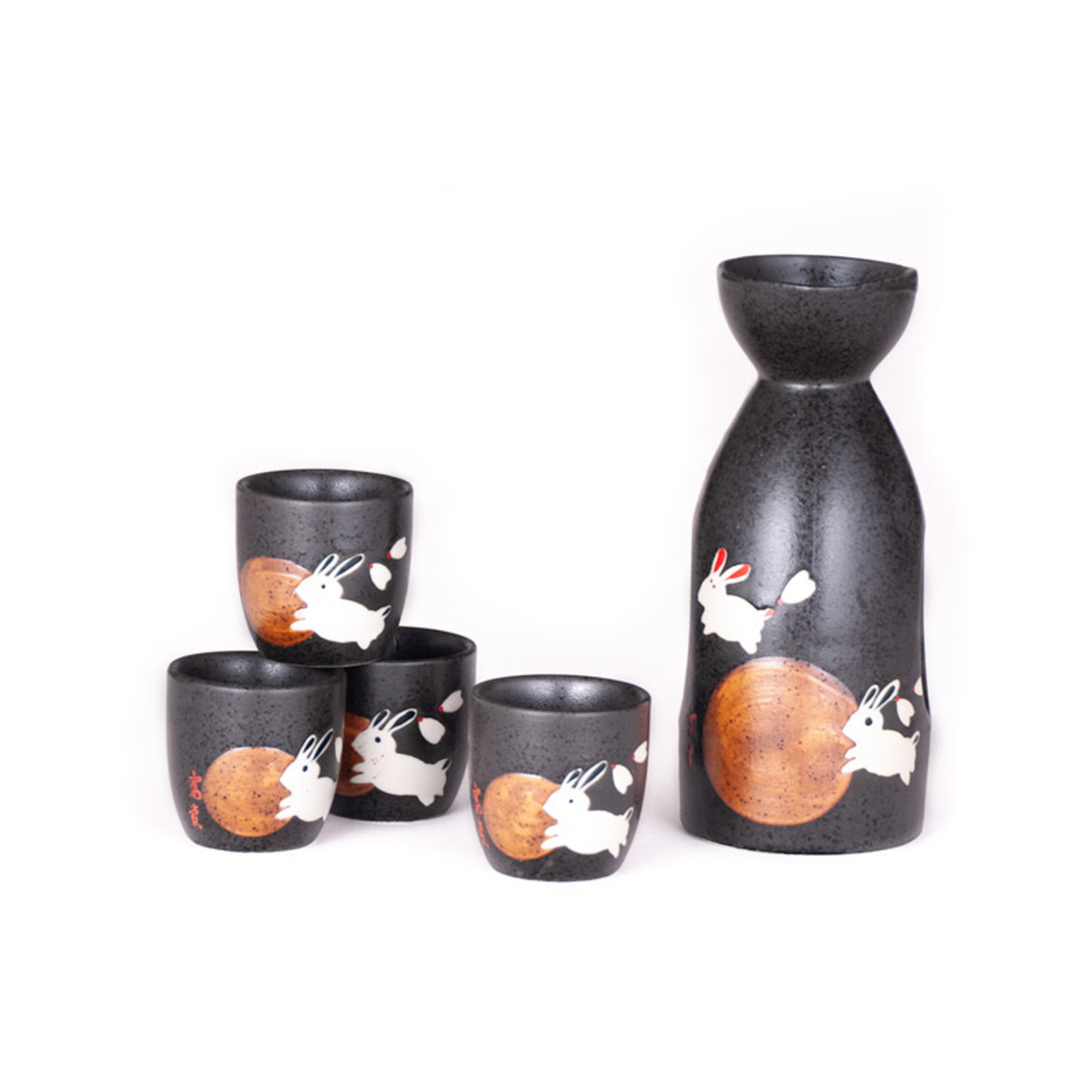 Sake Set 1:4 Tsuki Usagi (Moon Rabbit) - TSS76