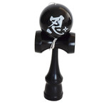 Black Ninja Kendama (Cup & Ball Toy) - 6"