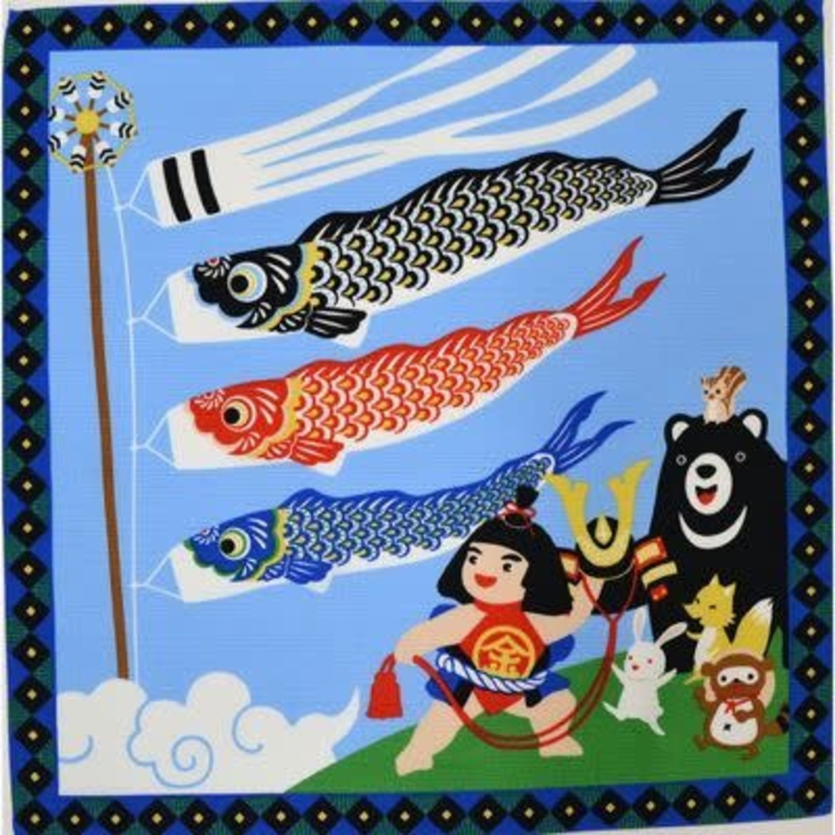 Furoshiki - Small, "Carp Streamer (May)" - W4-089747