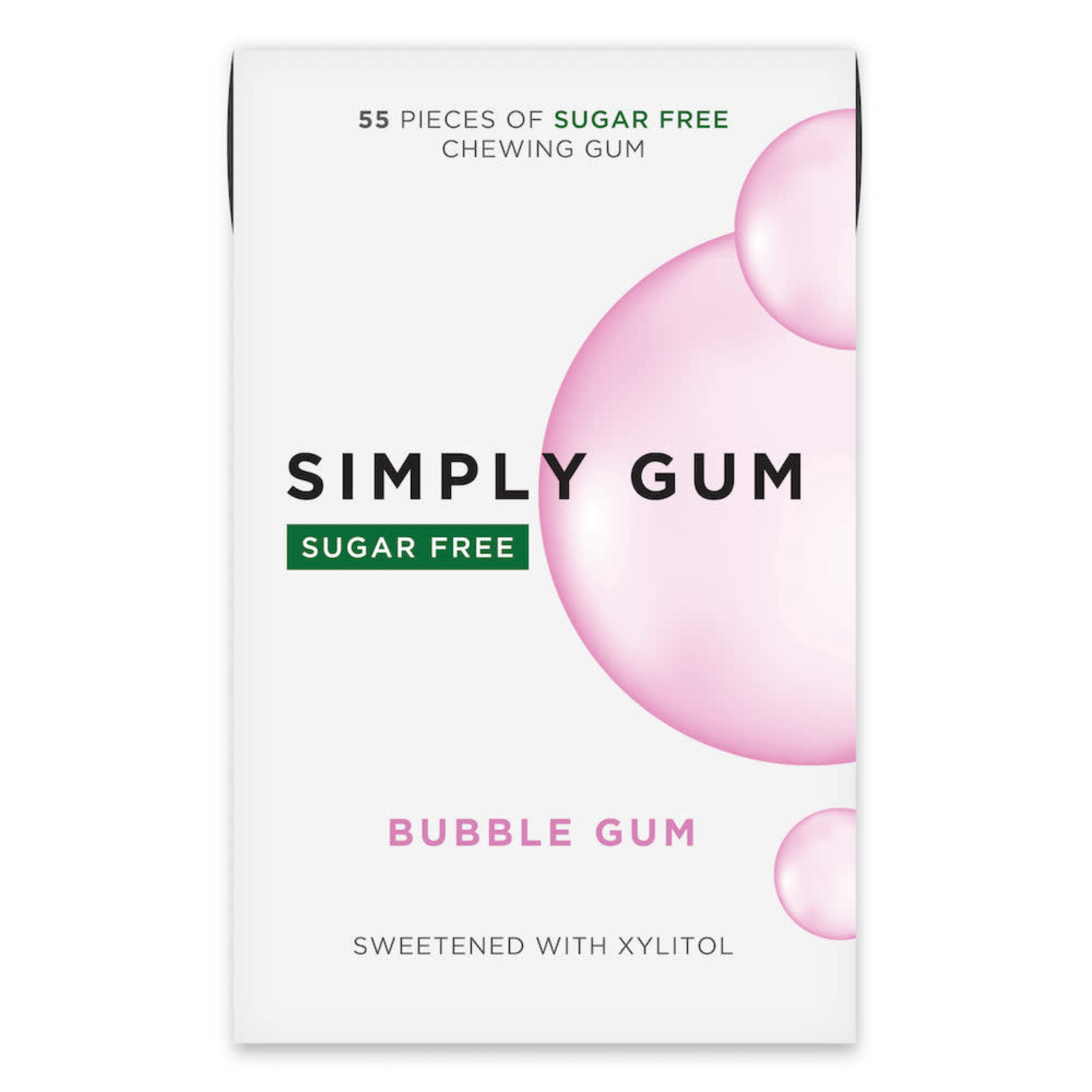 Simply Gum Simply Gum 55pcs large pack - Sugar Free Buble Gum