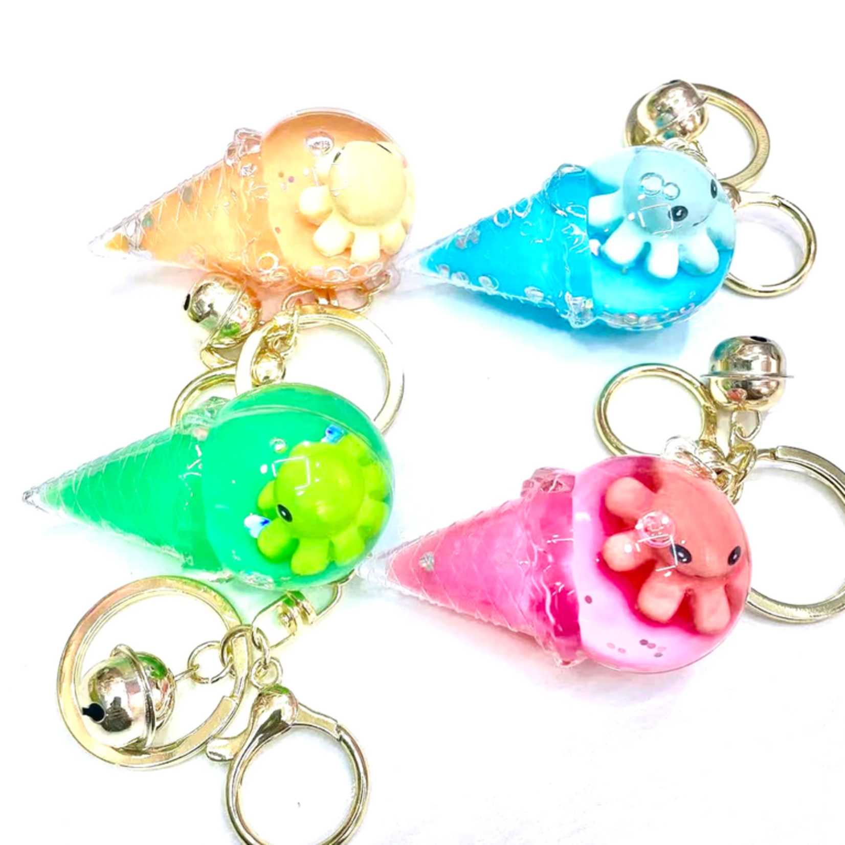 BCMINI Octopus Ice Cream Floaty Charm Keyring - 12101