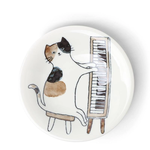 Plate - Piano Cat 6-1/8" - J6502