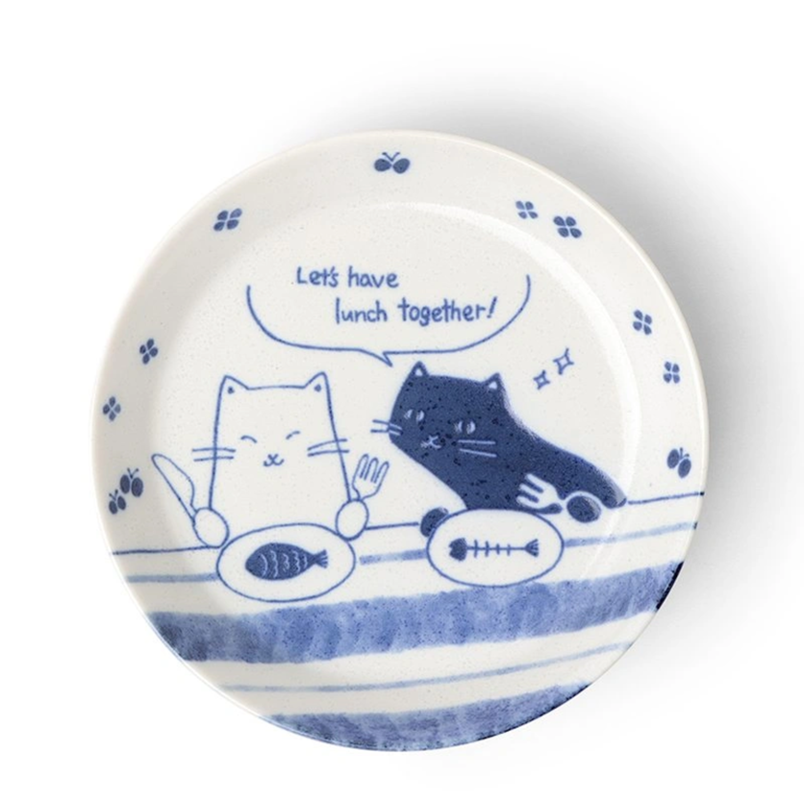 Plate - Lunch Date Cats 5-1/2" - J6574