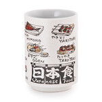 Teacup 10 oz "Japanese Food" - MN70-JF