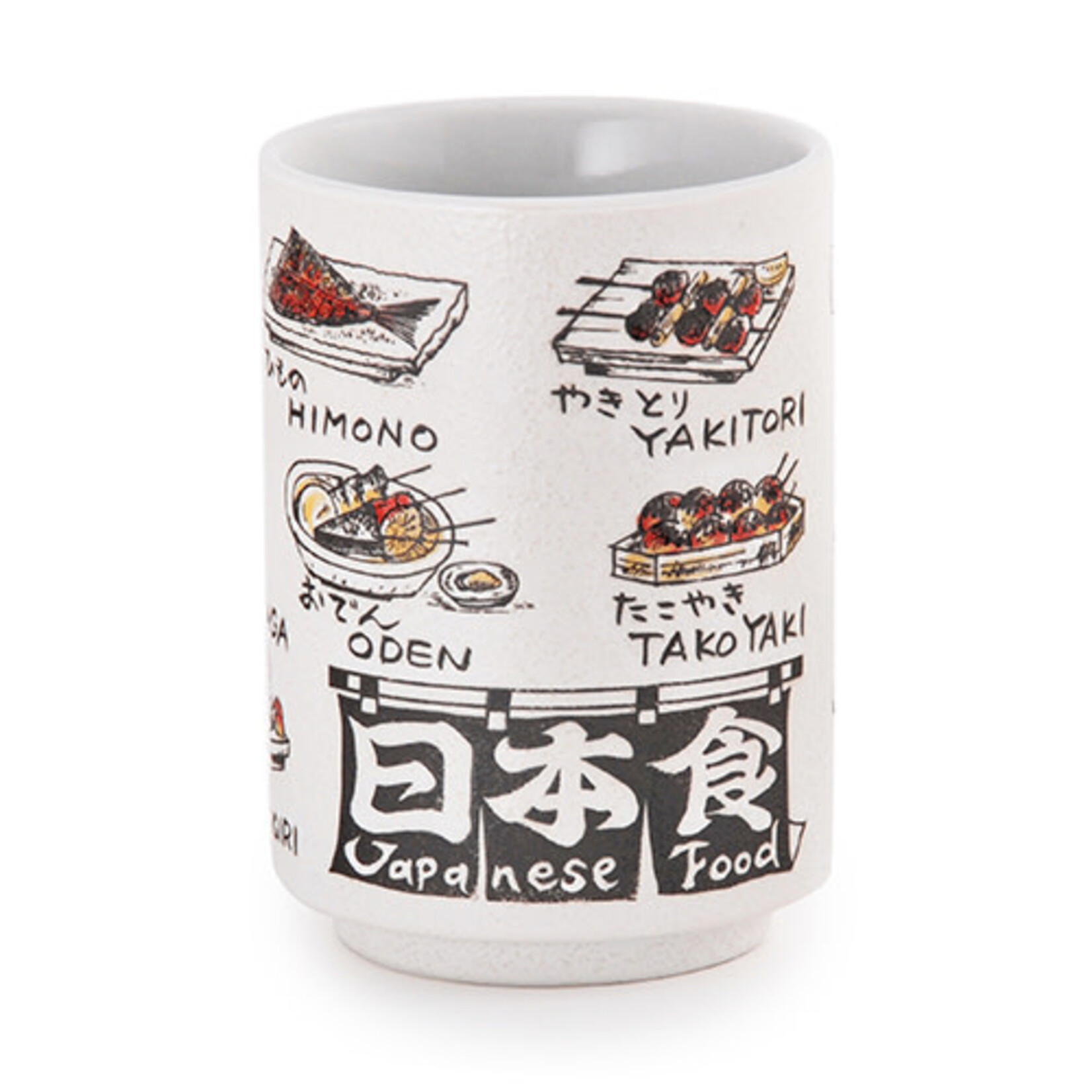 Teacup 10 oz "Japanese Food" - MN70-JF