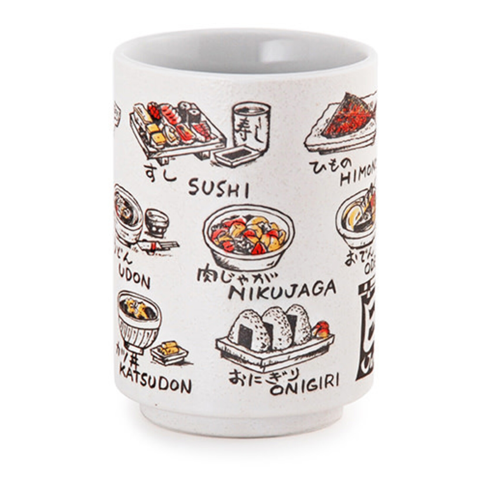 Teacup 10 oz "Japanese Food" - MN70-JF