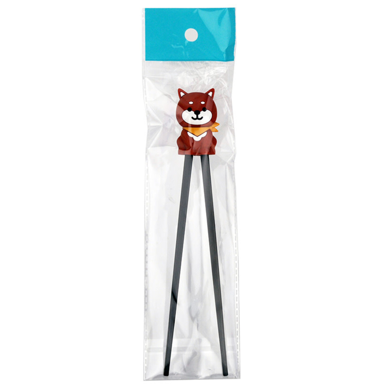 Chopsticks for Kids - With Helper - Shiba Brown - EC23-M