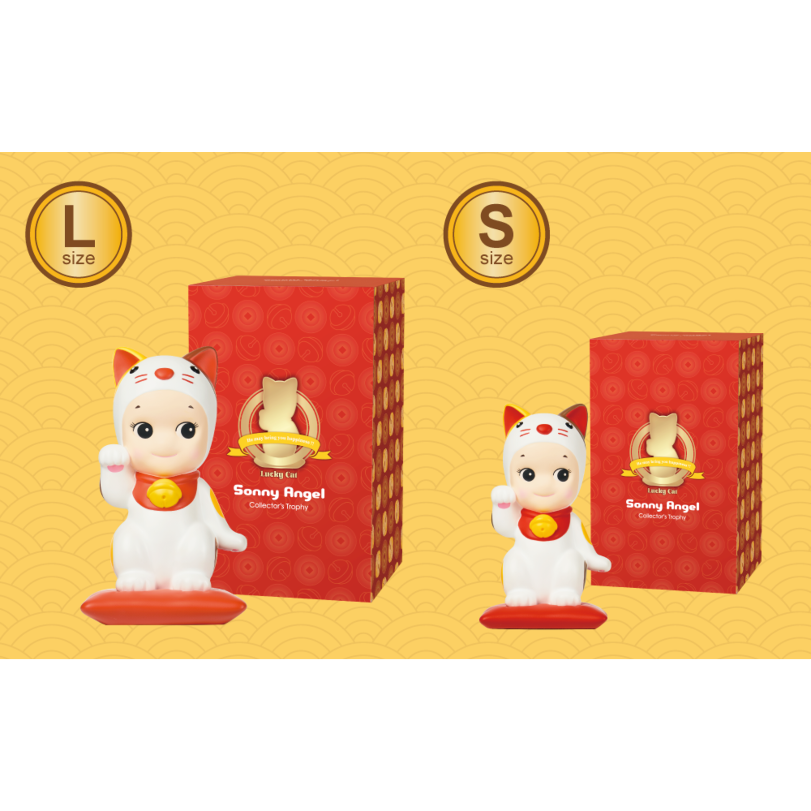 Dreams Sonny Angel - Lucky Cat Collector's Trophy (S)