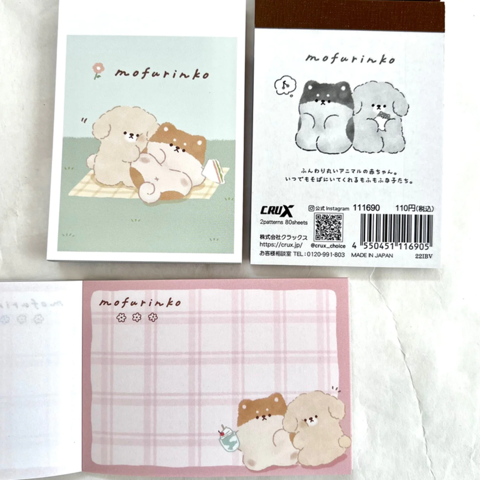 Crux Puppy Picnic Mini Notepads - 111690