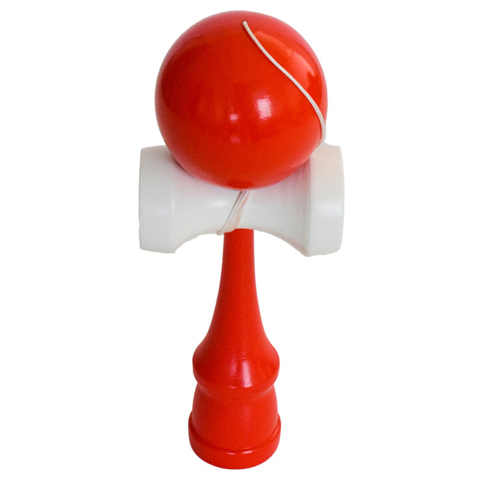 Red Daruma Kendama (Cup & Ball Toy) - 6"