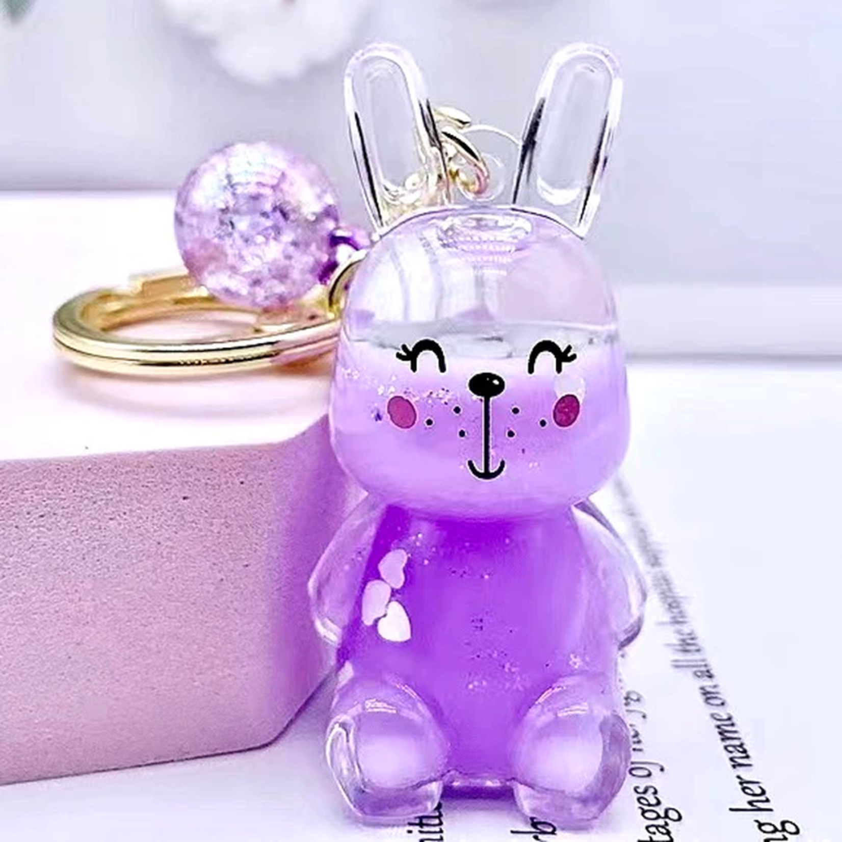 Брелок Кролик, Fashion Keychain Bunny, Key Chain Bunny Rabbit