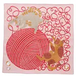 Furoshiki - Small, "Cats & Yarn" - 990-M068