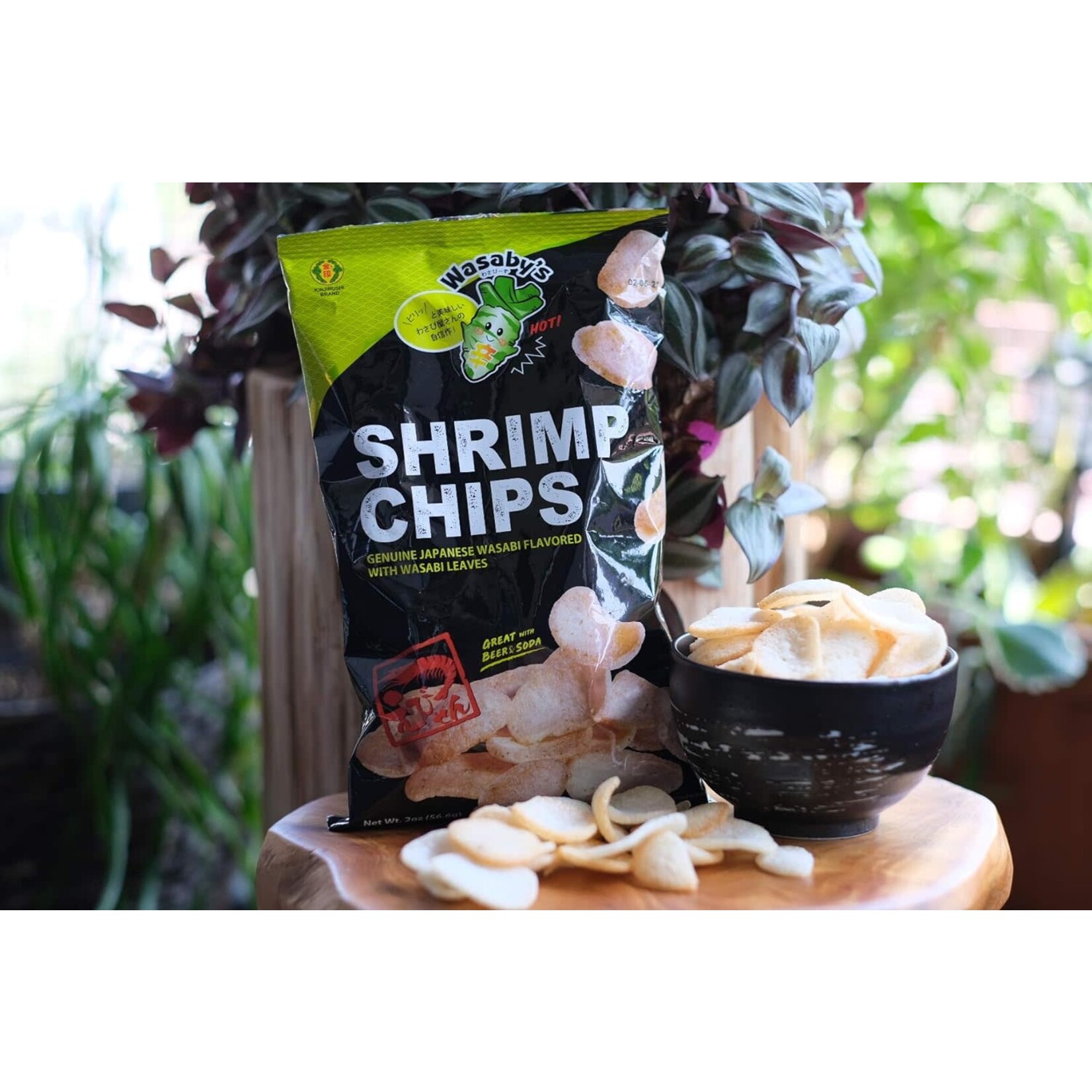 Kinjirushi Wasabi International Kinjirushi Wasabi Shrimp Chips 2 oz bag