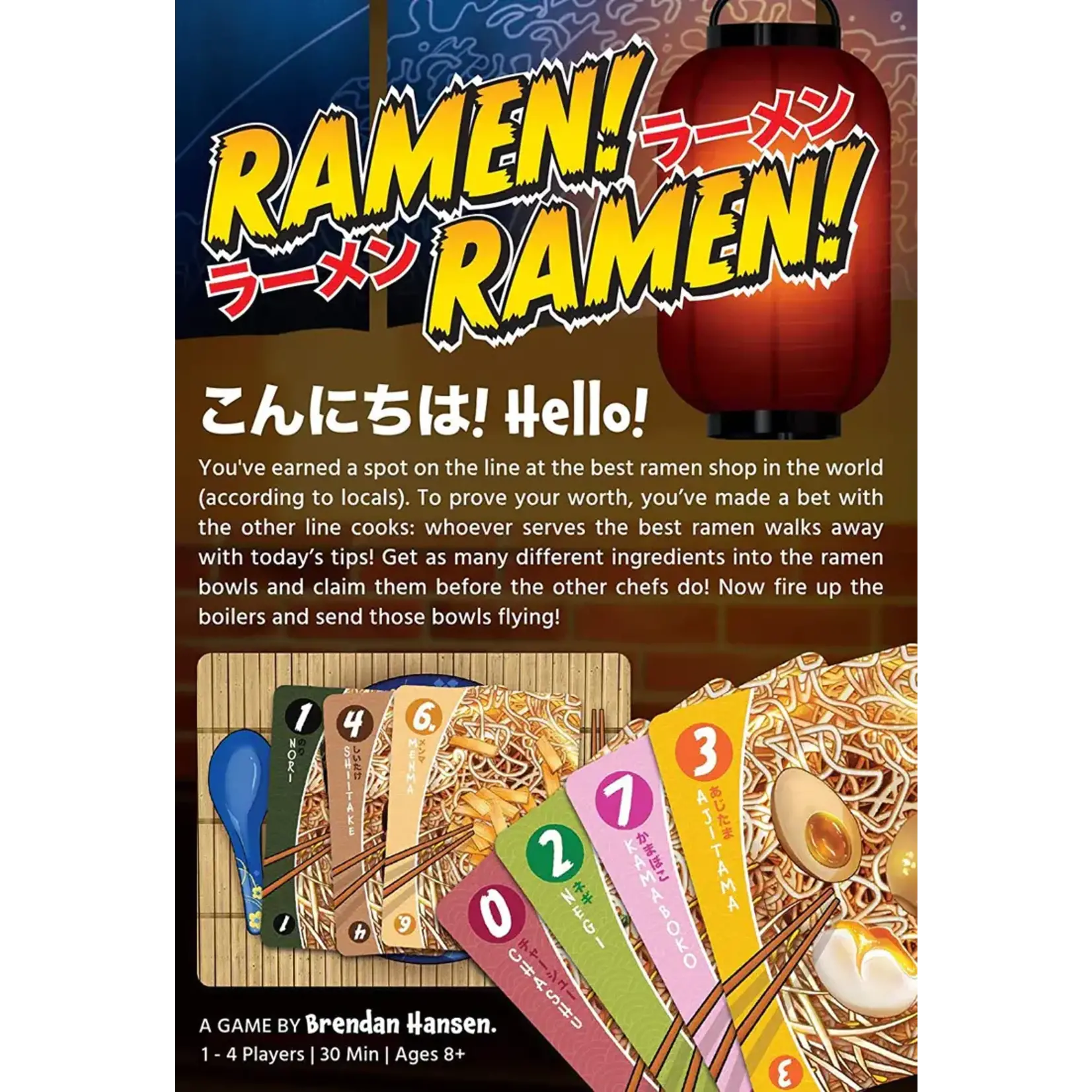 Japanime Games Ramen! Ramen! - Card Game
