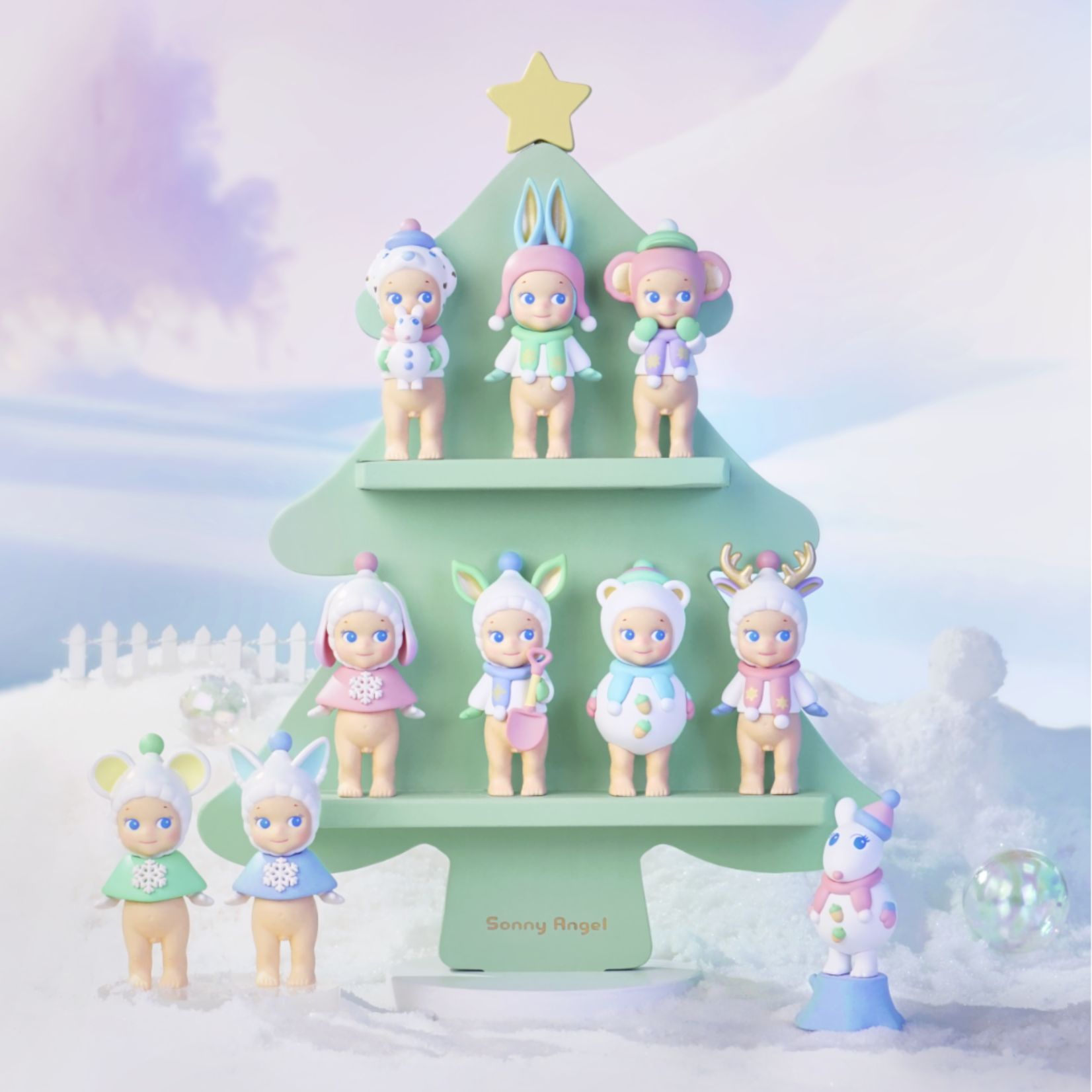 Dreams Sonny Angel - Wooden Christmas Tree