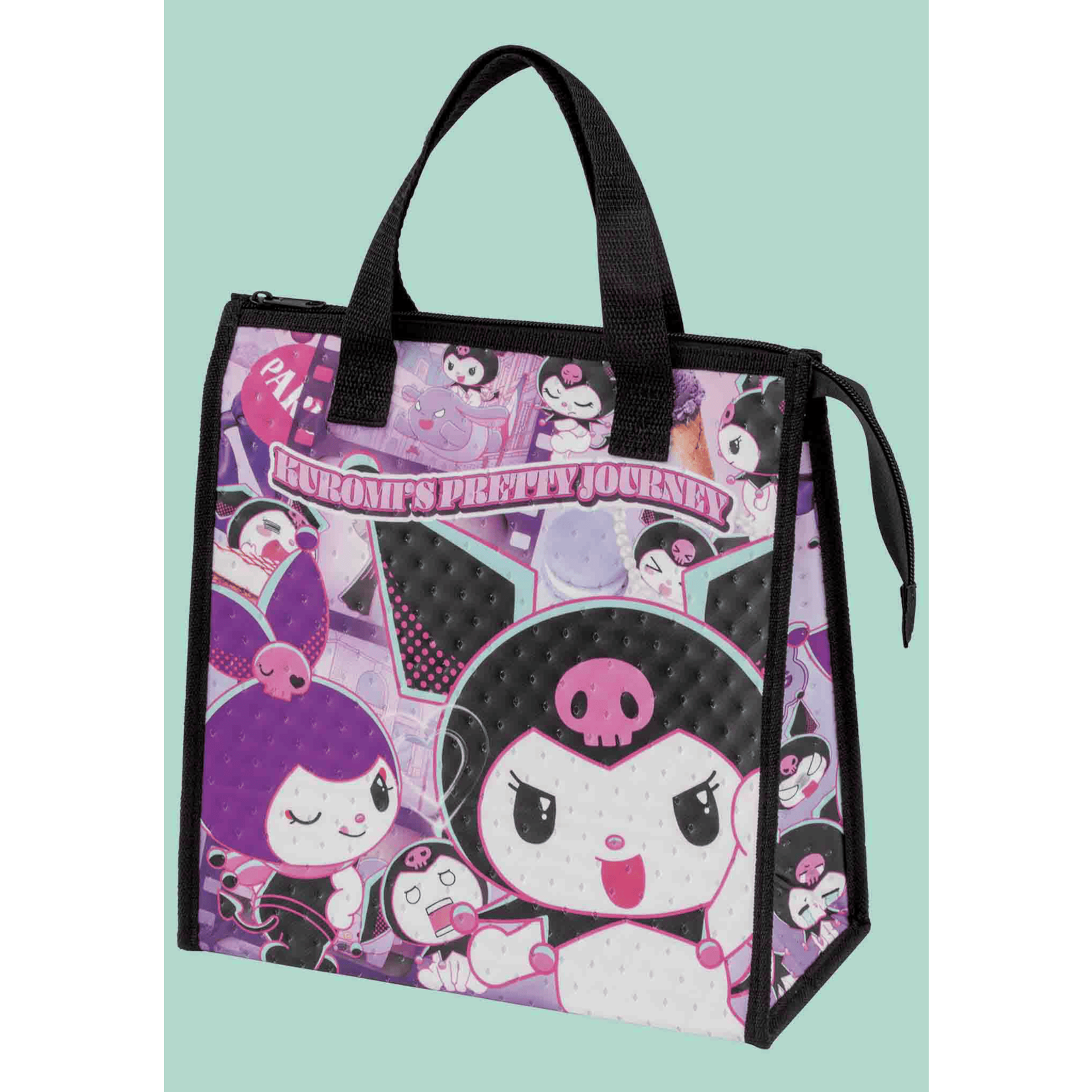 Kuromi Drawstring Lunch Bag (Sweets Series)