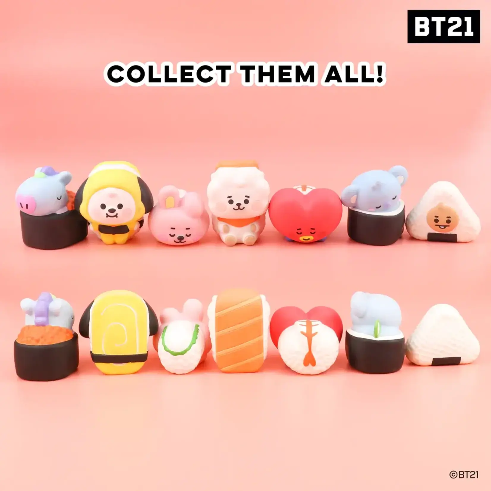 Capsule Squishies - BT21 BABY Sushi (Series 2)