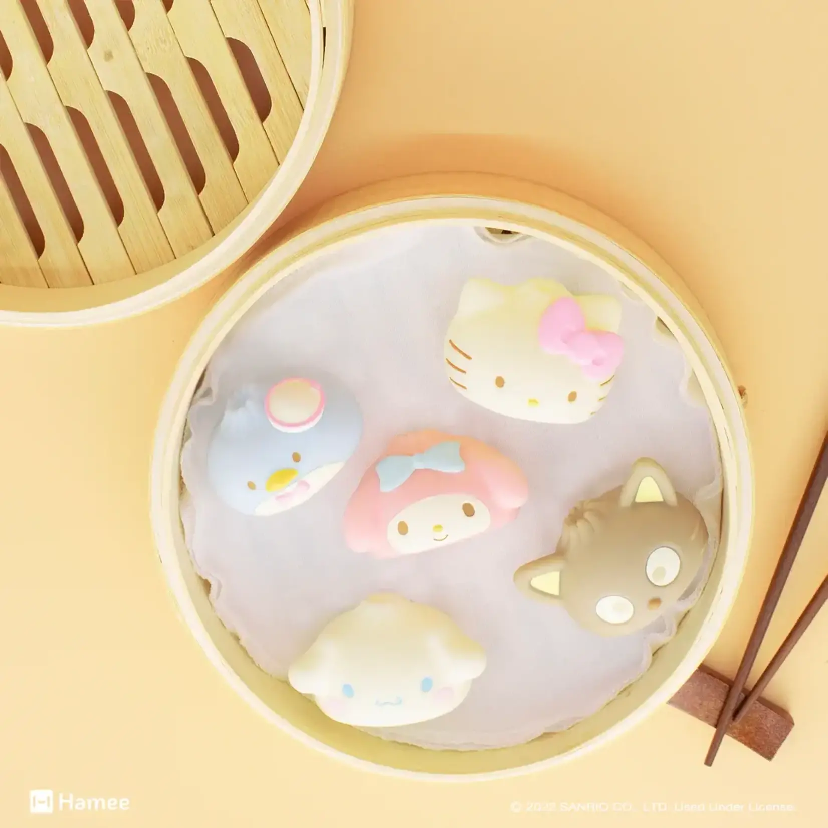Sanrio Capsule Squishies - Hello Kitty & Friends Steamed Bun (Series 3)