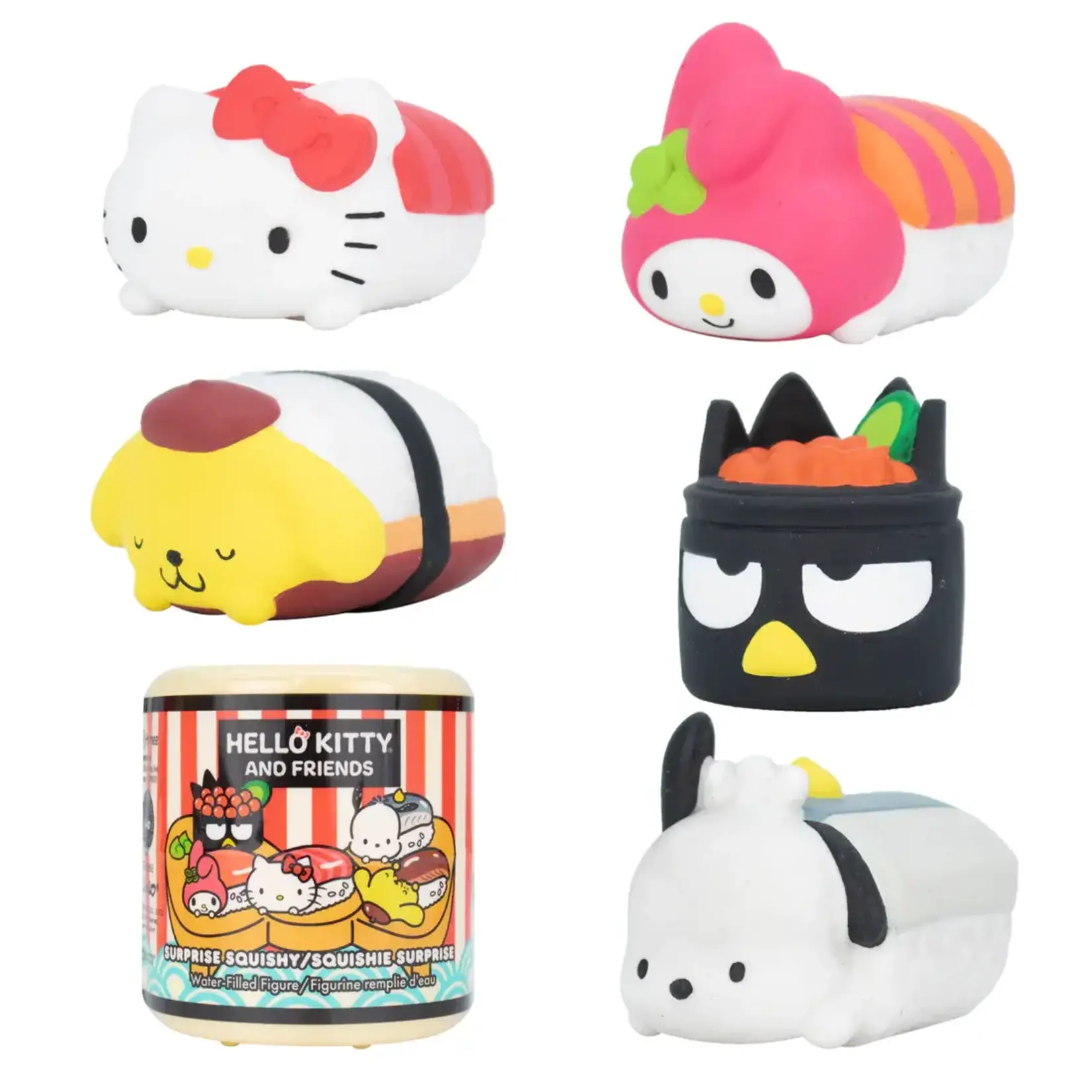 Sanrio Capsule Squishies - Hello Kitty & Friends Sushi (Series 4)
